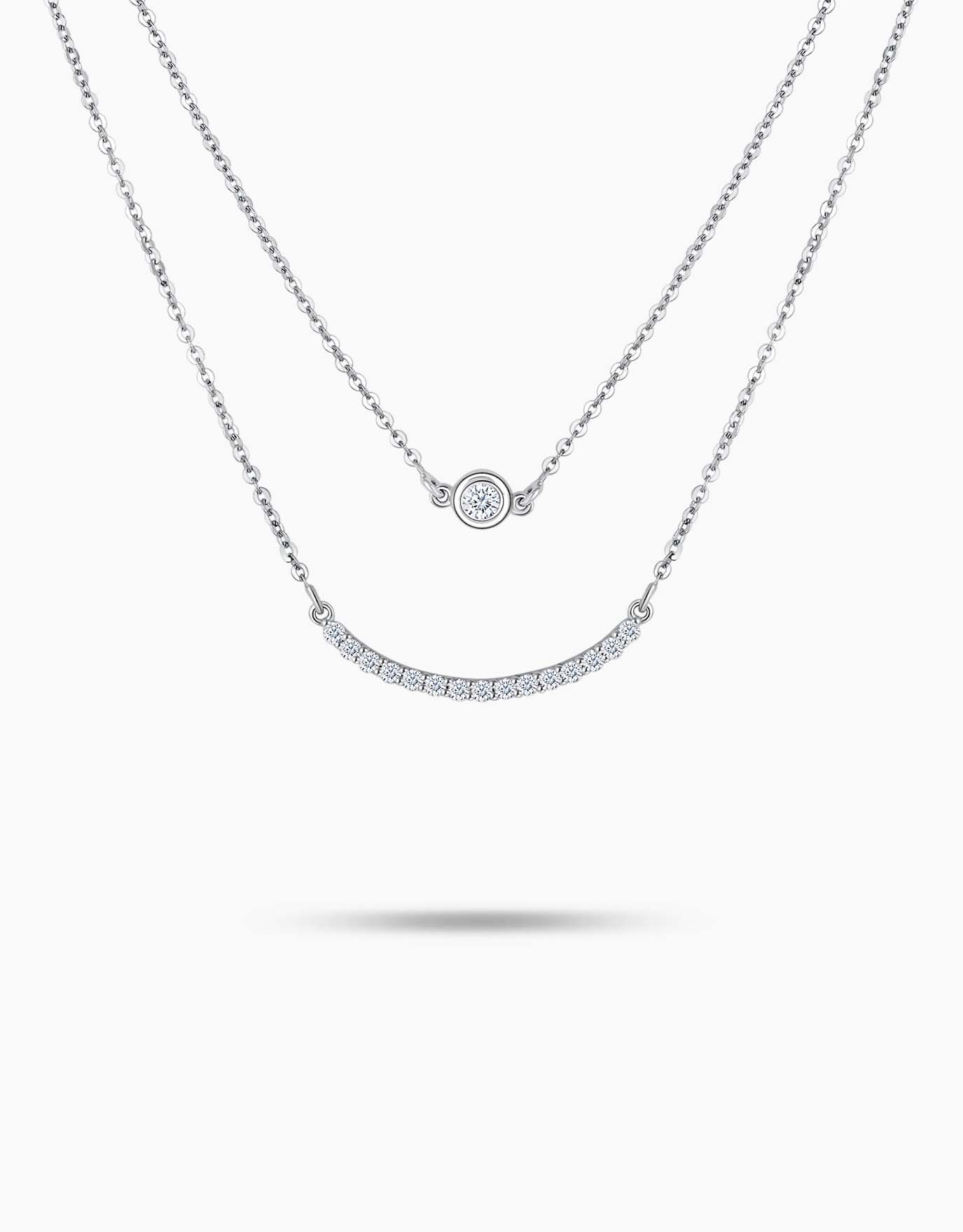 LVC Eterno Elegance Circlet Diamond Necklace