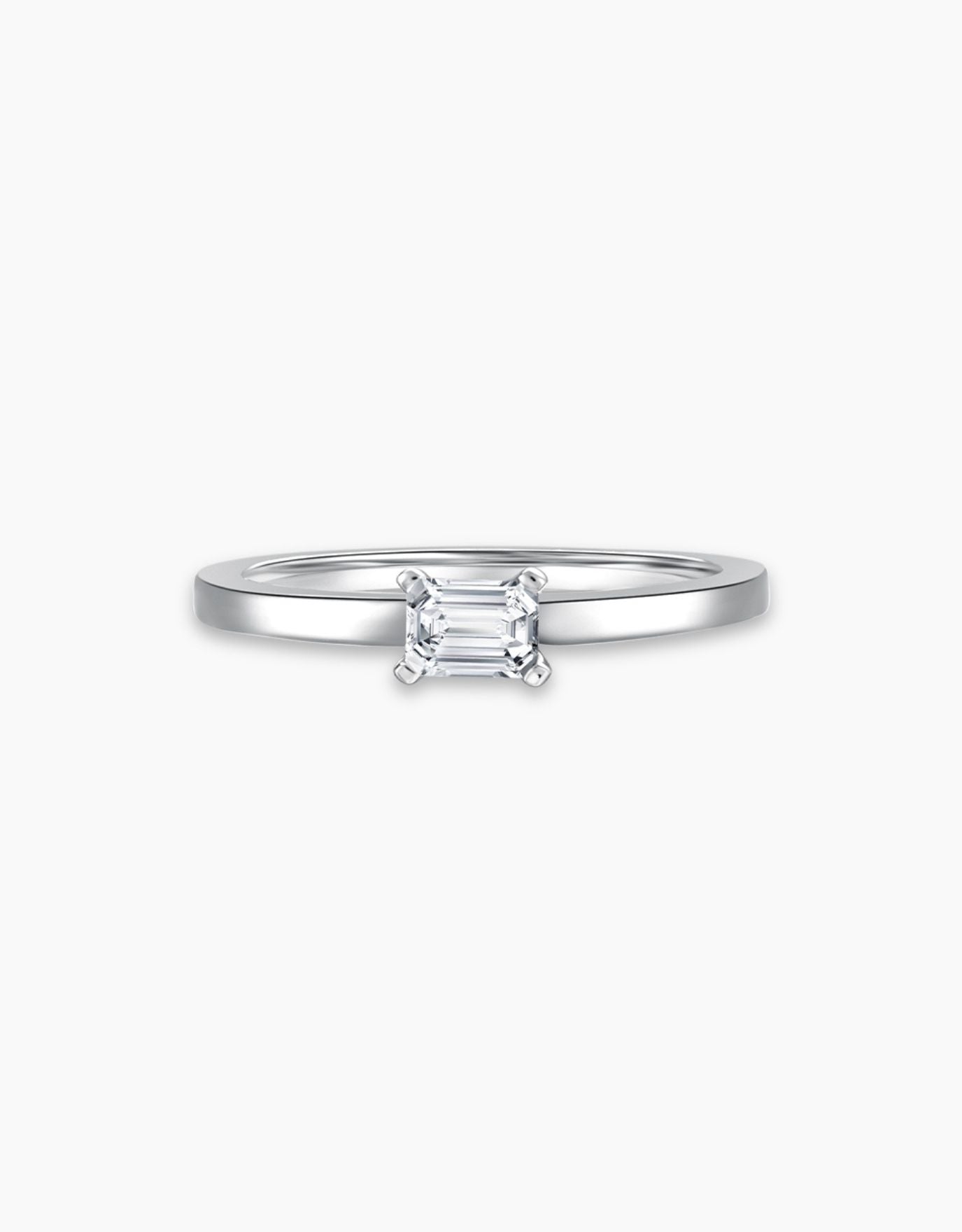 LVC Precieux Classic Emerald Diamond Ring - 0.25ct