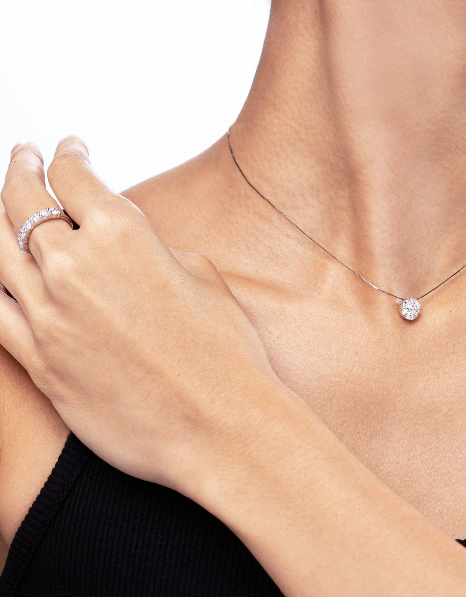 $5000 diamond necklace Clearance