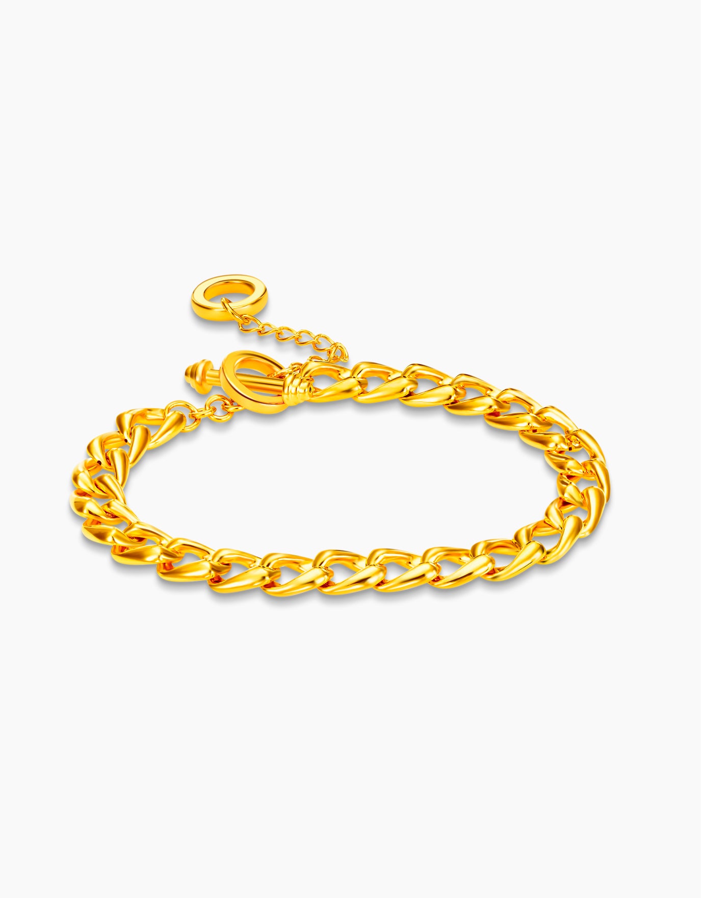 LVC 9IN Amelia 999 Gold Bracelet