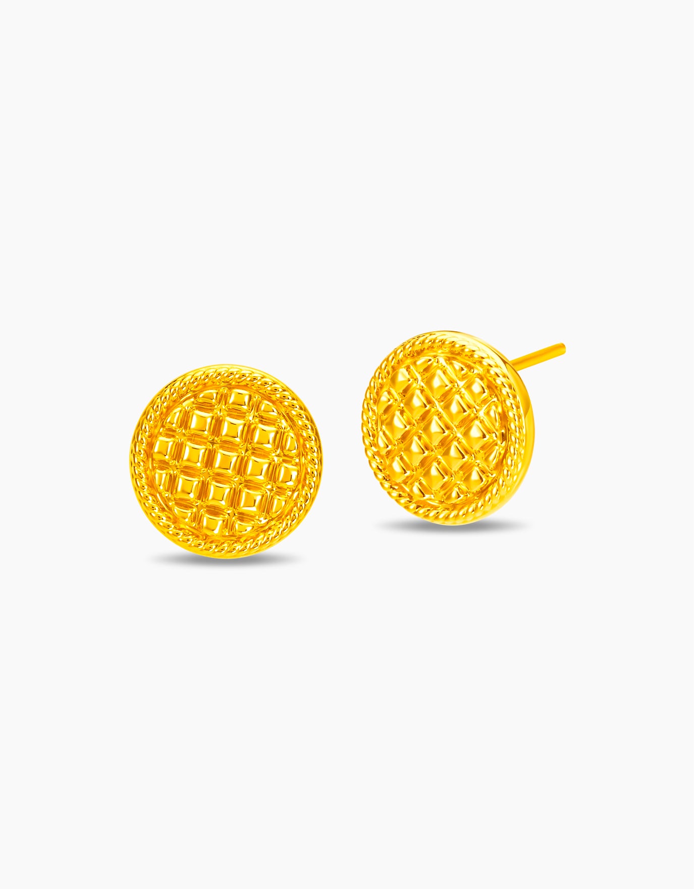 LVC 9IN Anona Circle 999 Gold Earrings