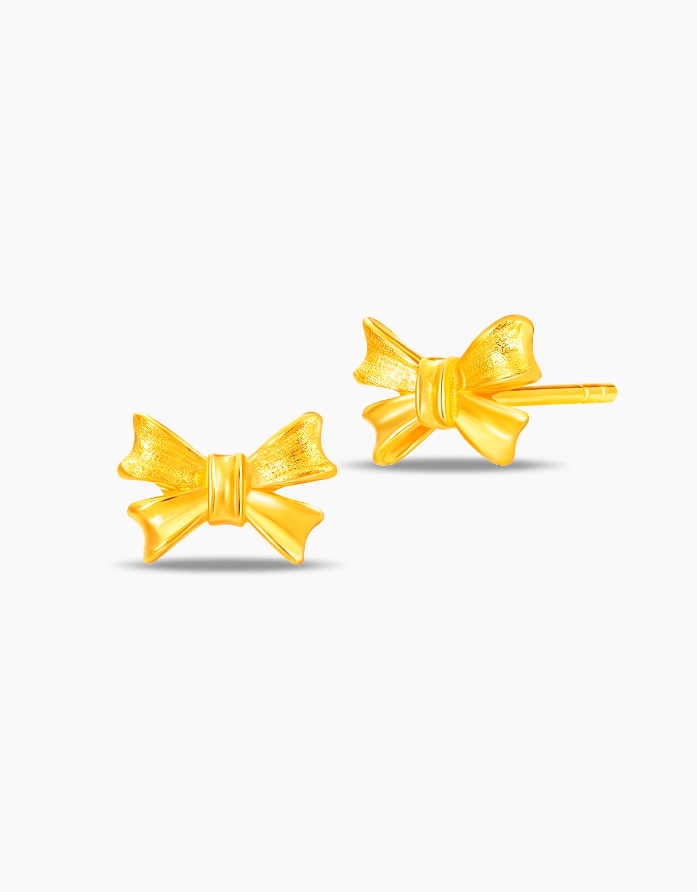 LVC 9IN Susie Ribbon 999 Gold Earrings