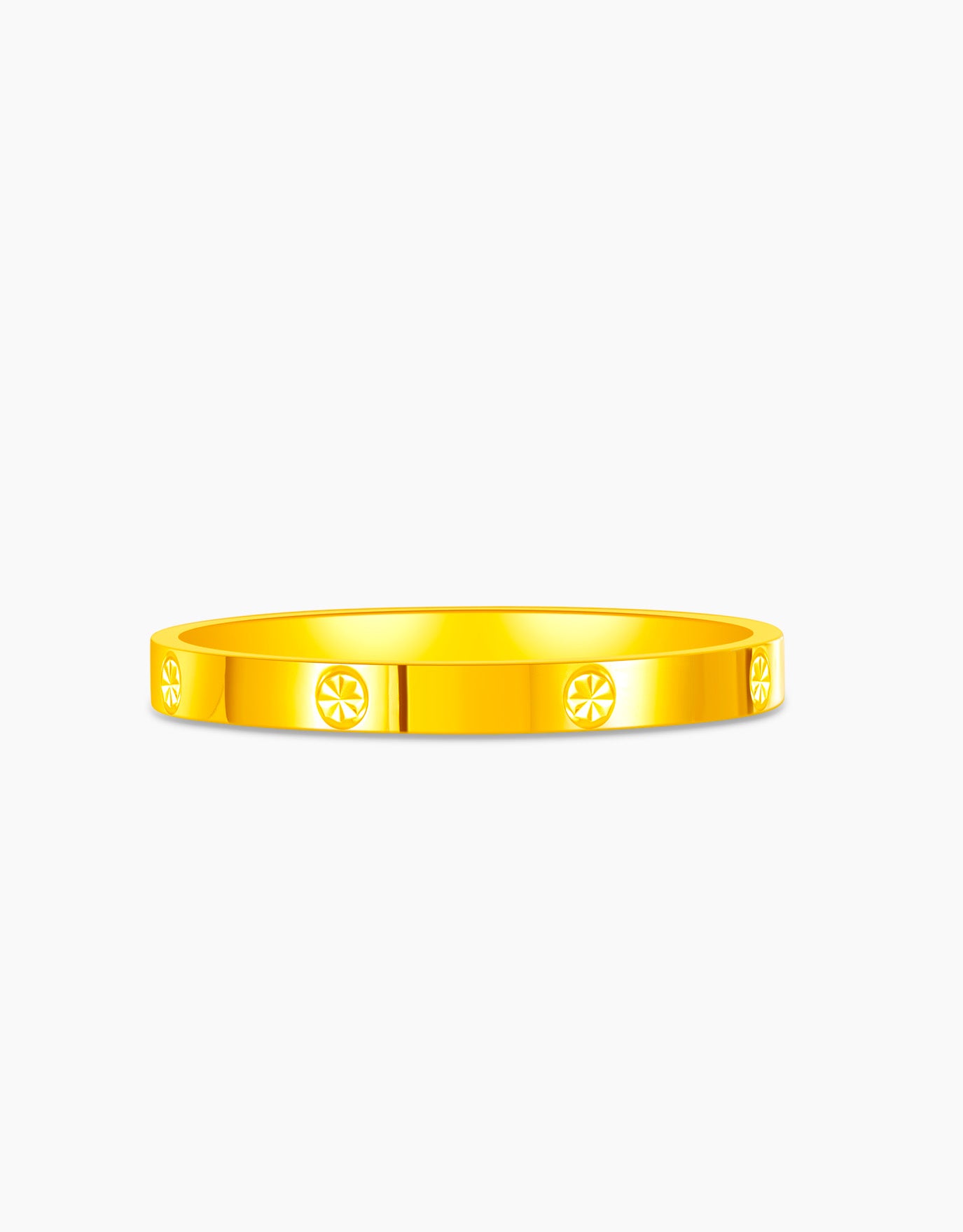 LVC 9IN Classic Bloom 999 Gold Ring