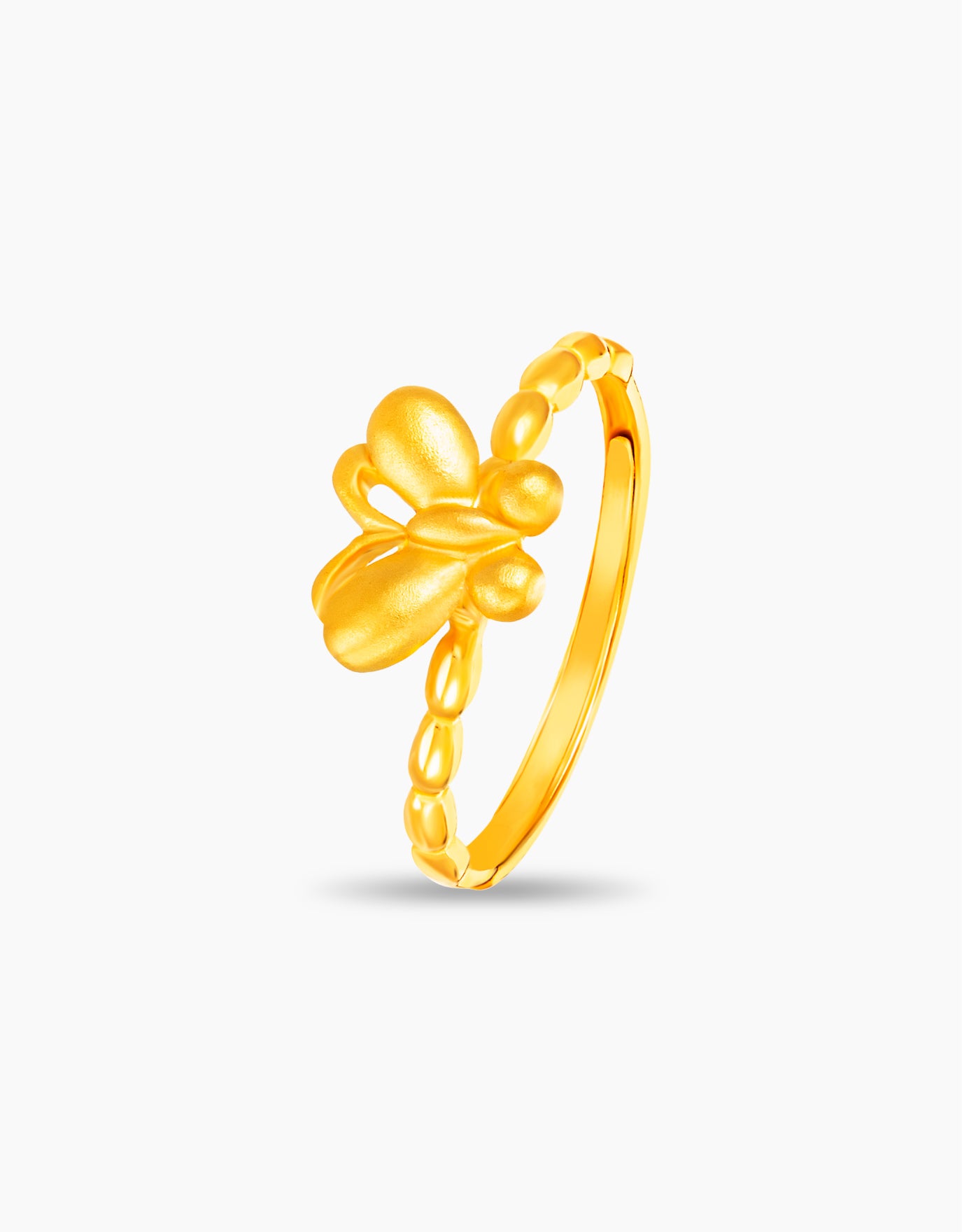 LVC 9IN Aurora Butterfly 999 Gold Ring