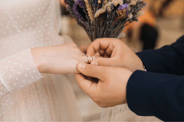 What hand do you wear engagement 2025 ring on wedding day