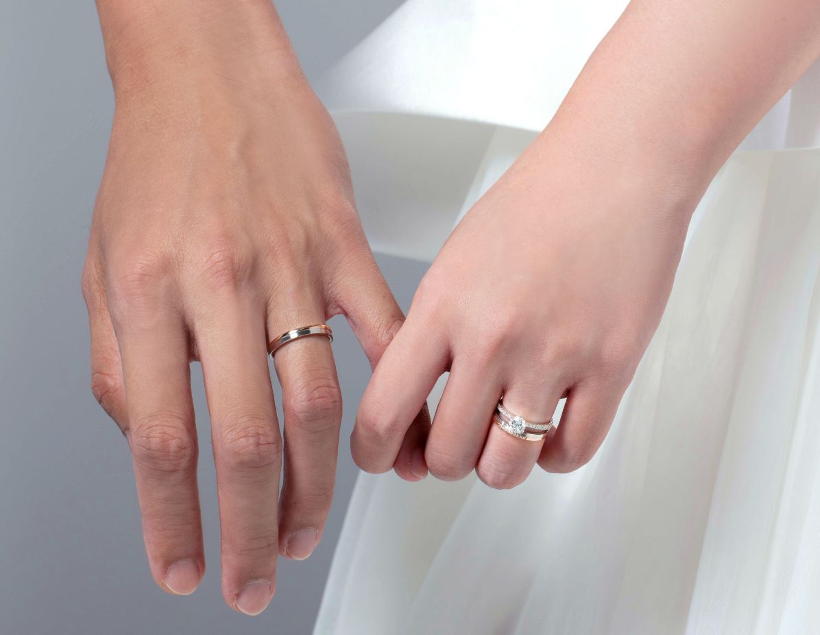 Love and co wedding band Clearance