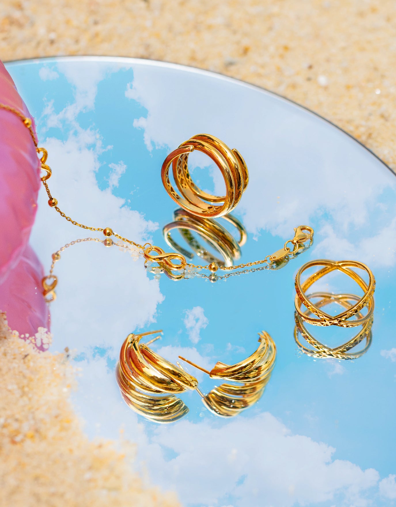 LVC MOD22 Fontaine Coil Gold Ring