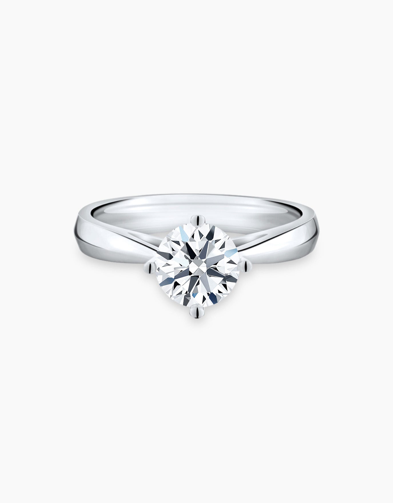 Love solitaire white gold deals diamond price