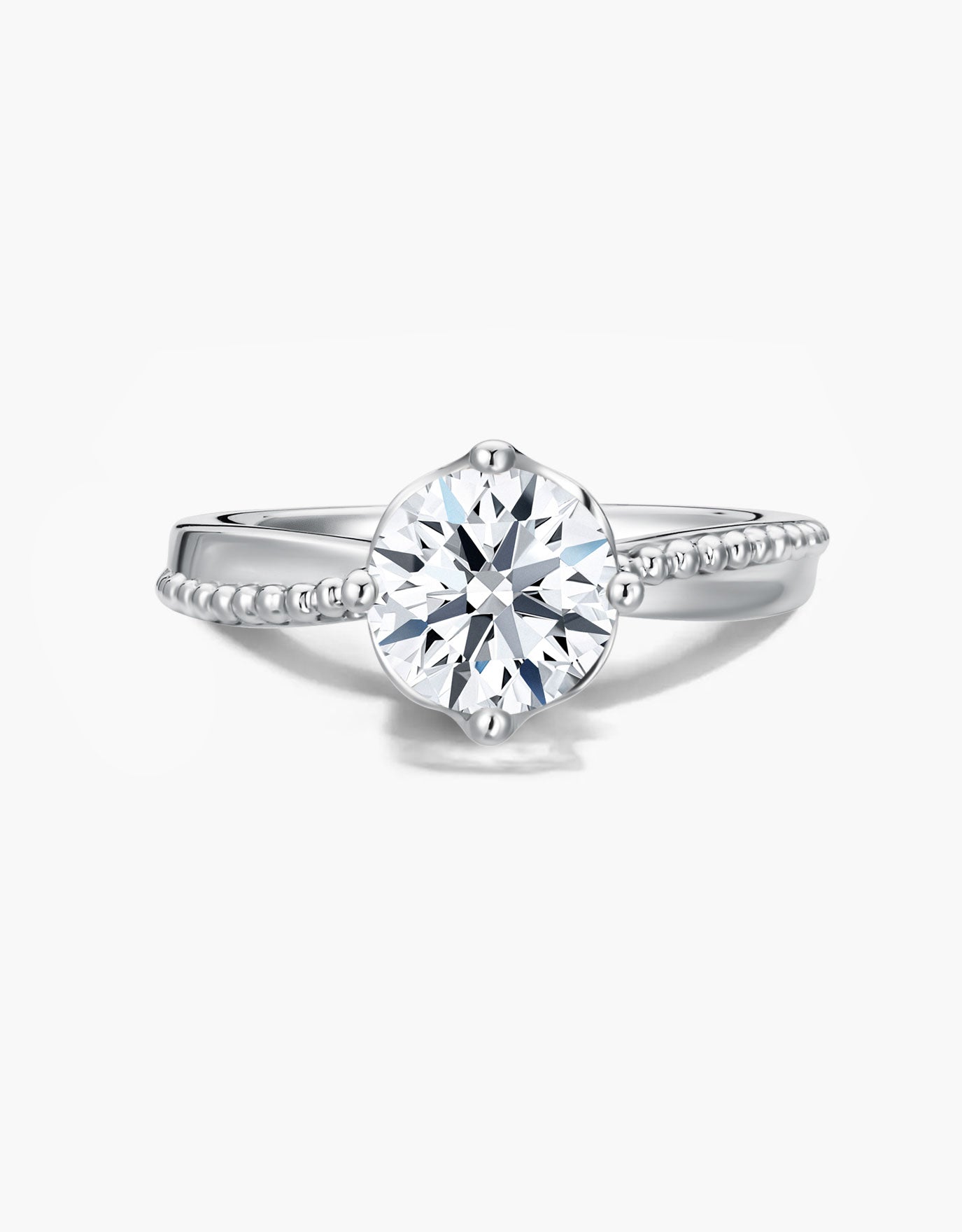 LVC Precieux Classic Milgrain Diamond Ring