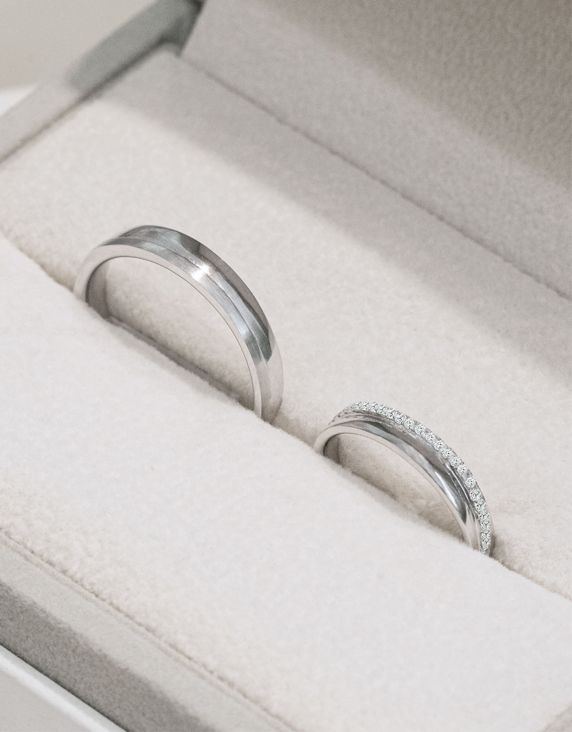 LVC Purete Eternity Wedding Band in Platinum