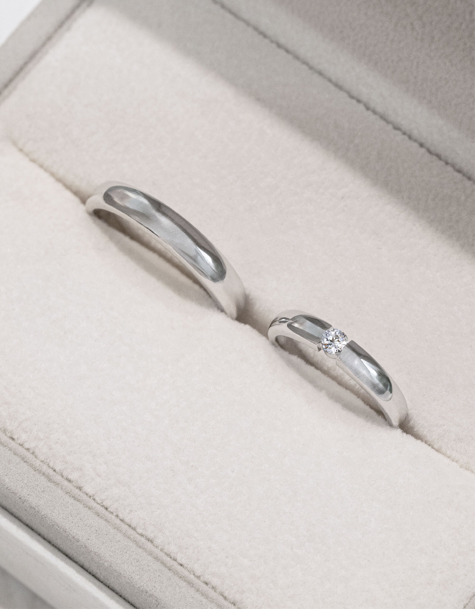 LVC Tresor Jody Wedding Band In White Gold