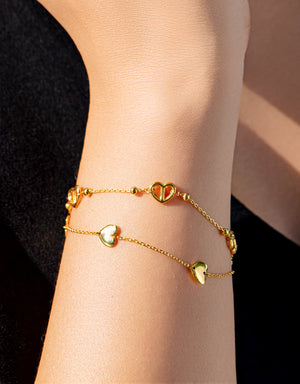 LVC MOD22 Heartfall Gold Bracelet