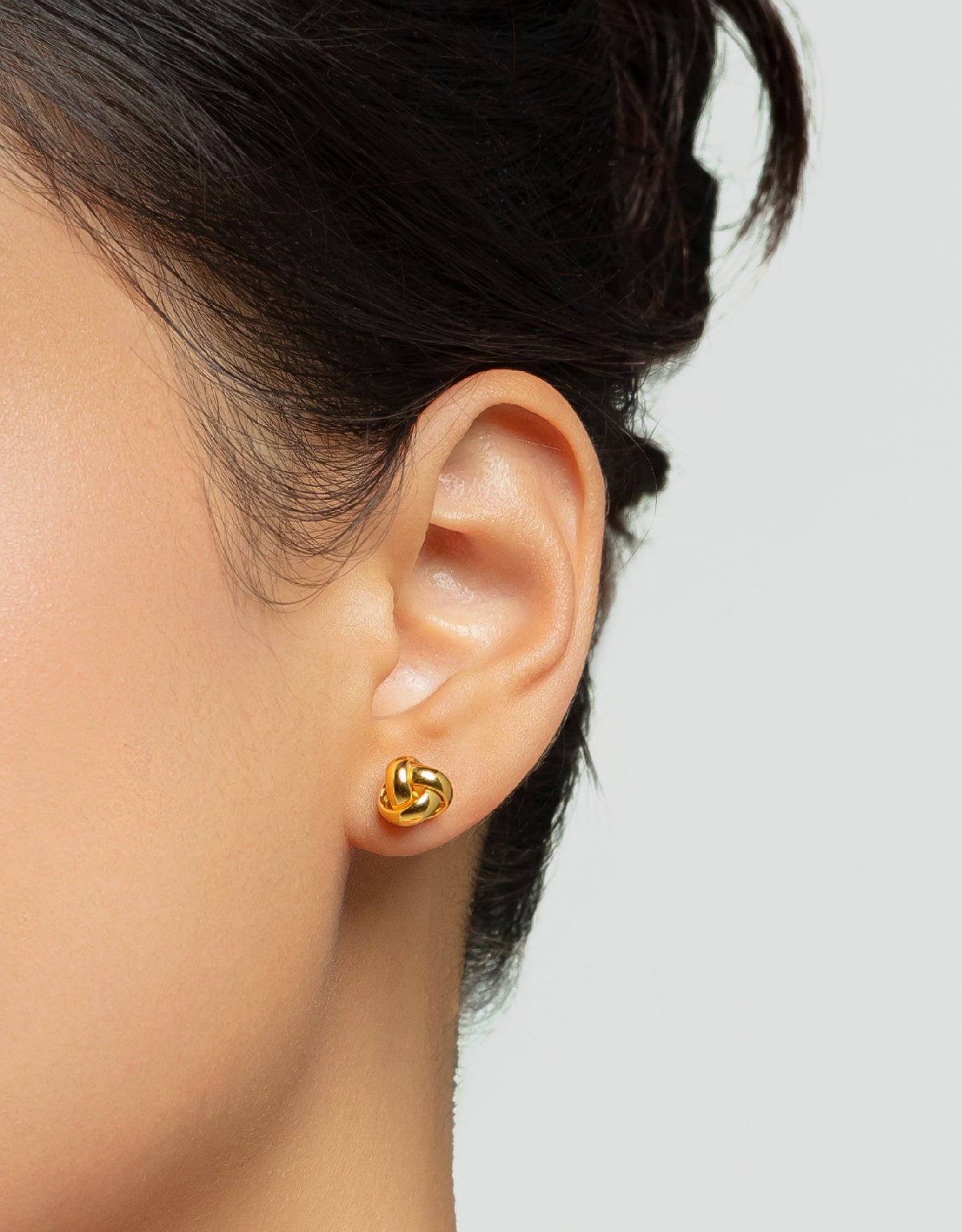 LVC MOD22 Knotty Twist Gold Earrings (Big)