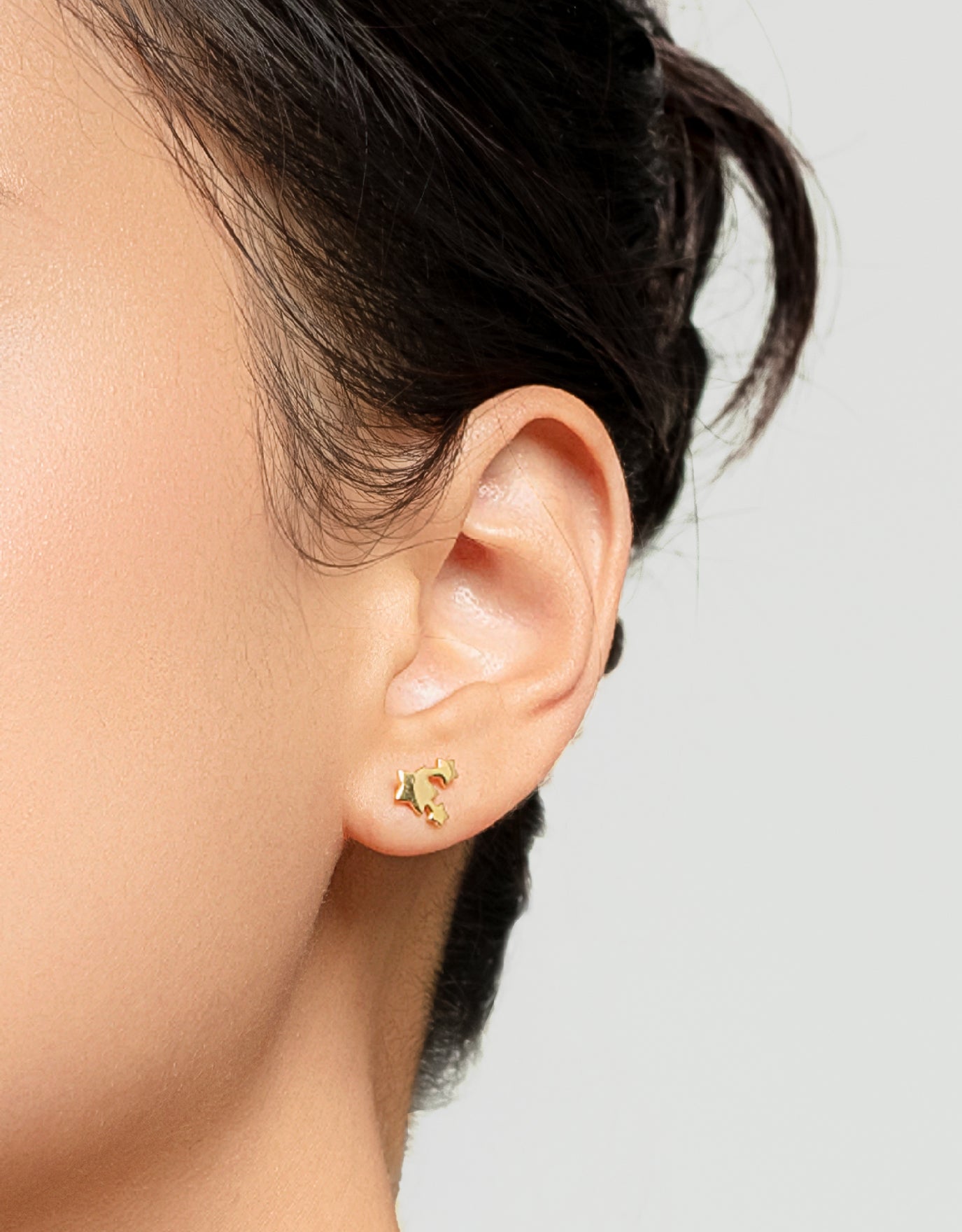 LVC MOD22 Stellar Stars Gold Earrings