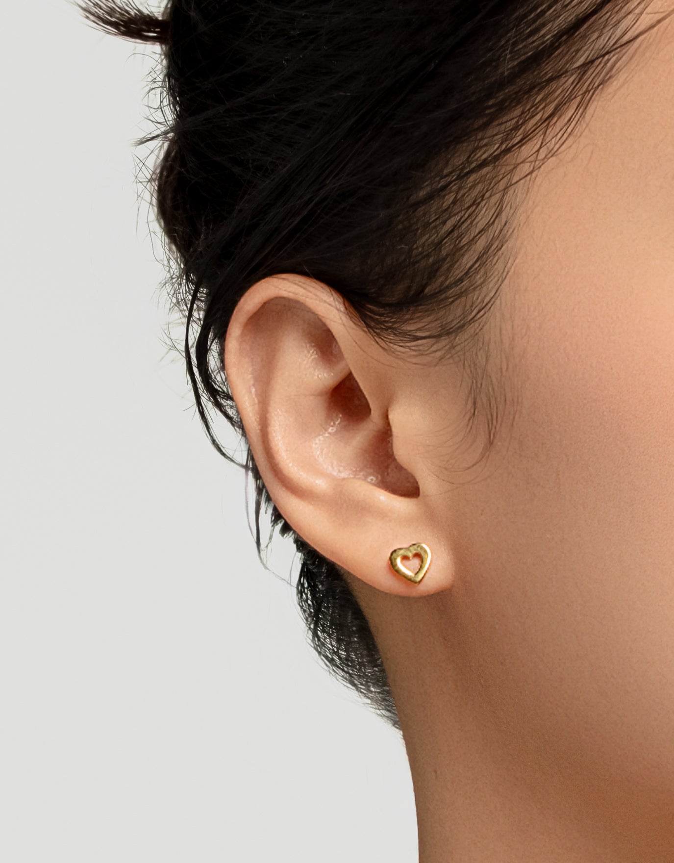 LVC MOD22 Endless Heart Gold Earrings