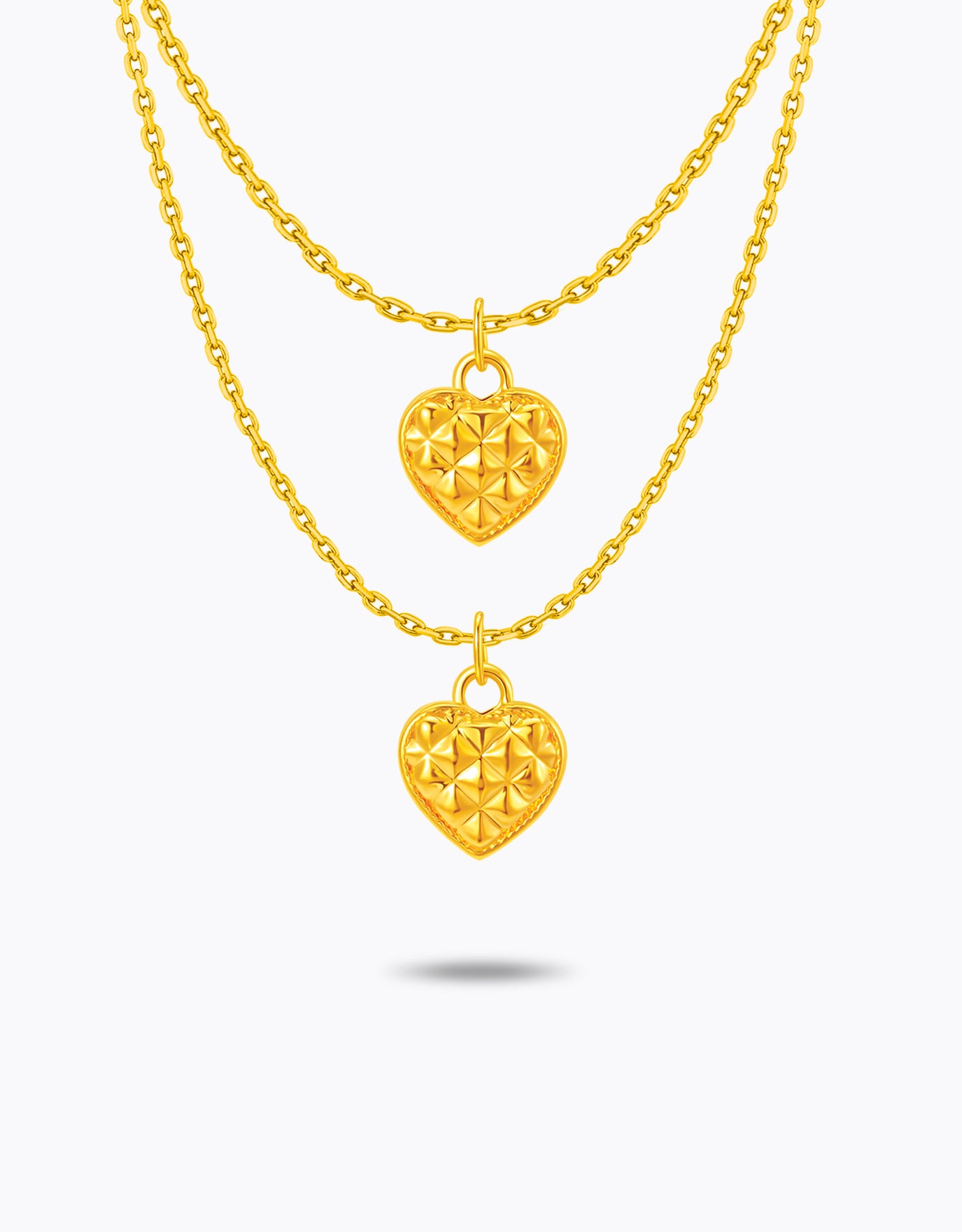 LVC 9IN Sweetheart Duo Mix-and-Match 999 Gold Pendant Bundle