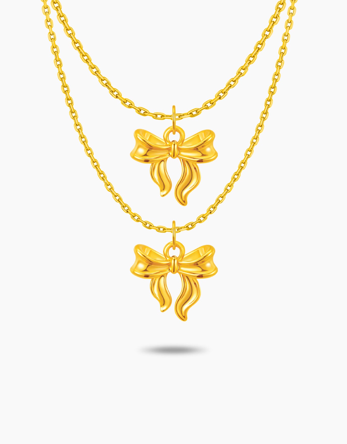 LVC 9IN Sweetheart Duo Mix-and-Match 999 Gold Pendant Bundle