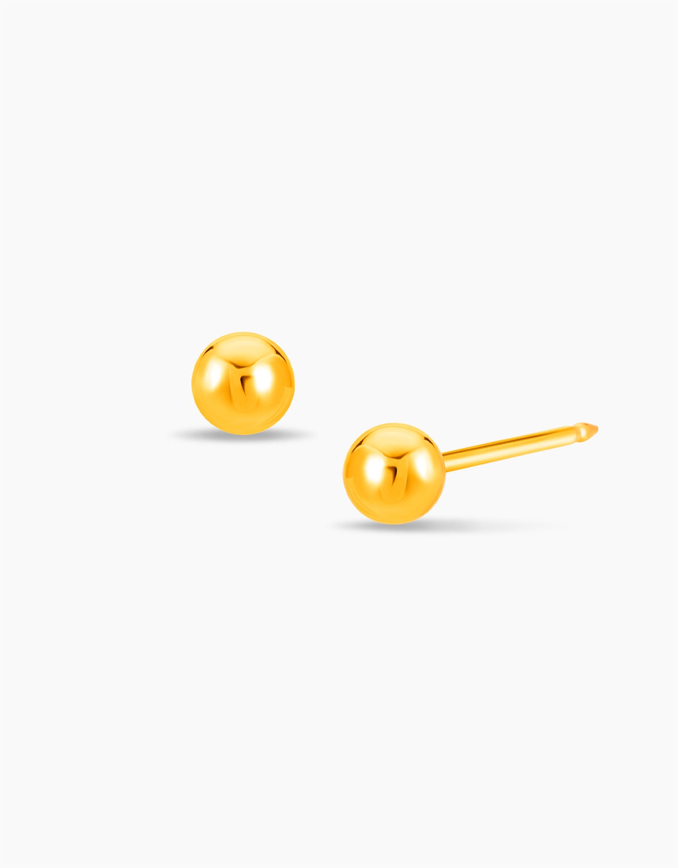 LVC Sparkling 18K Gold Ear-Piercing Stud