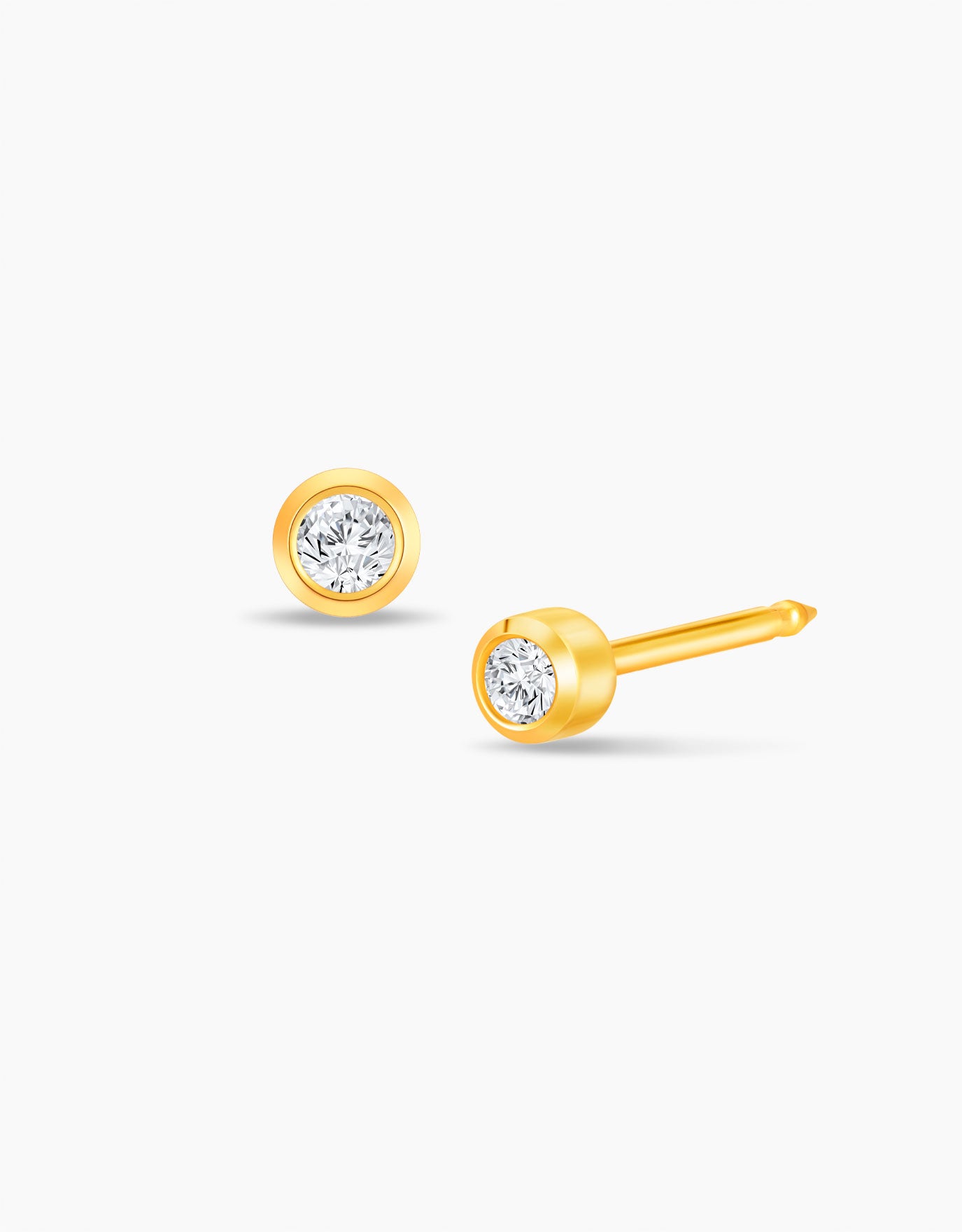 LVC Sunshine Stainless Steel Ear-Piercing Stud