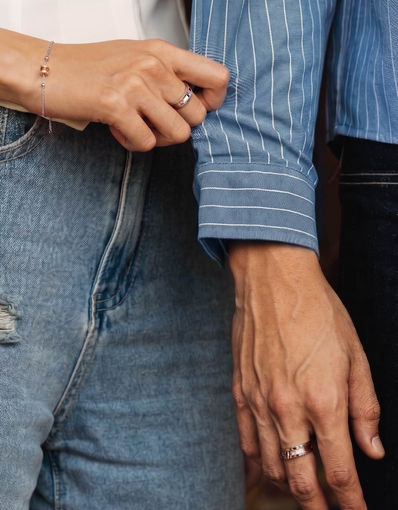 LVC Promise Interlocking Wedding Band
