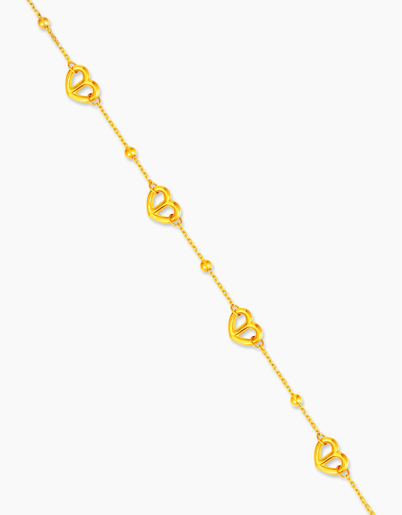 LVC MOD22 Mariner Heart Gold Bracelet