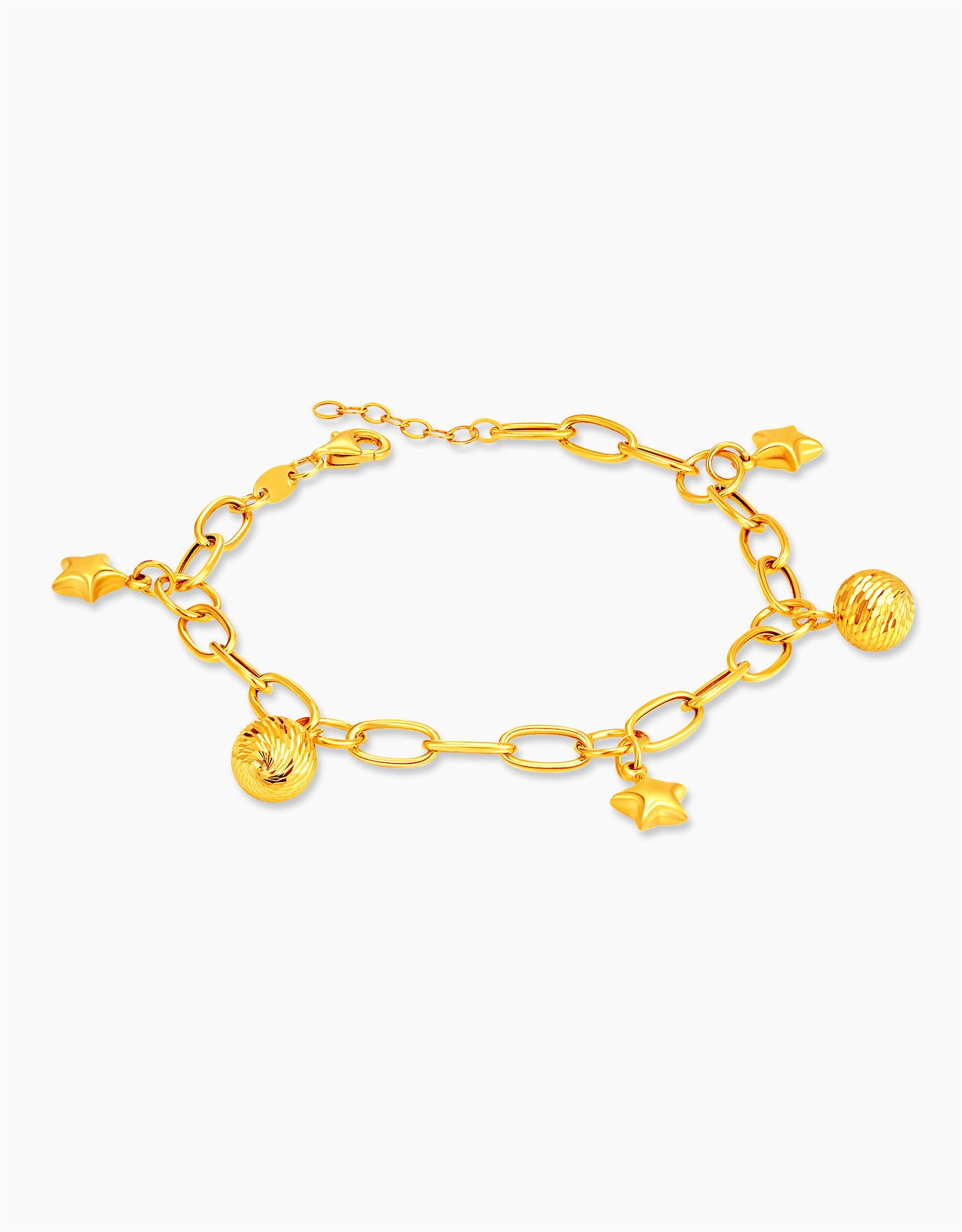 LVC MOD22 Stellar Spiral Gold Bracelet