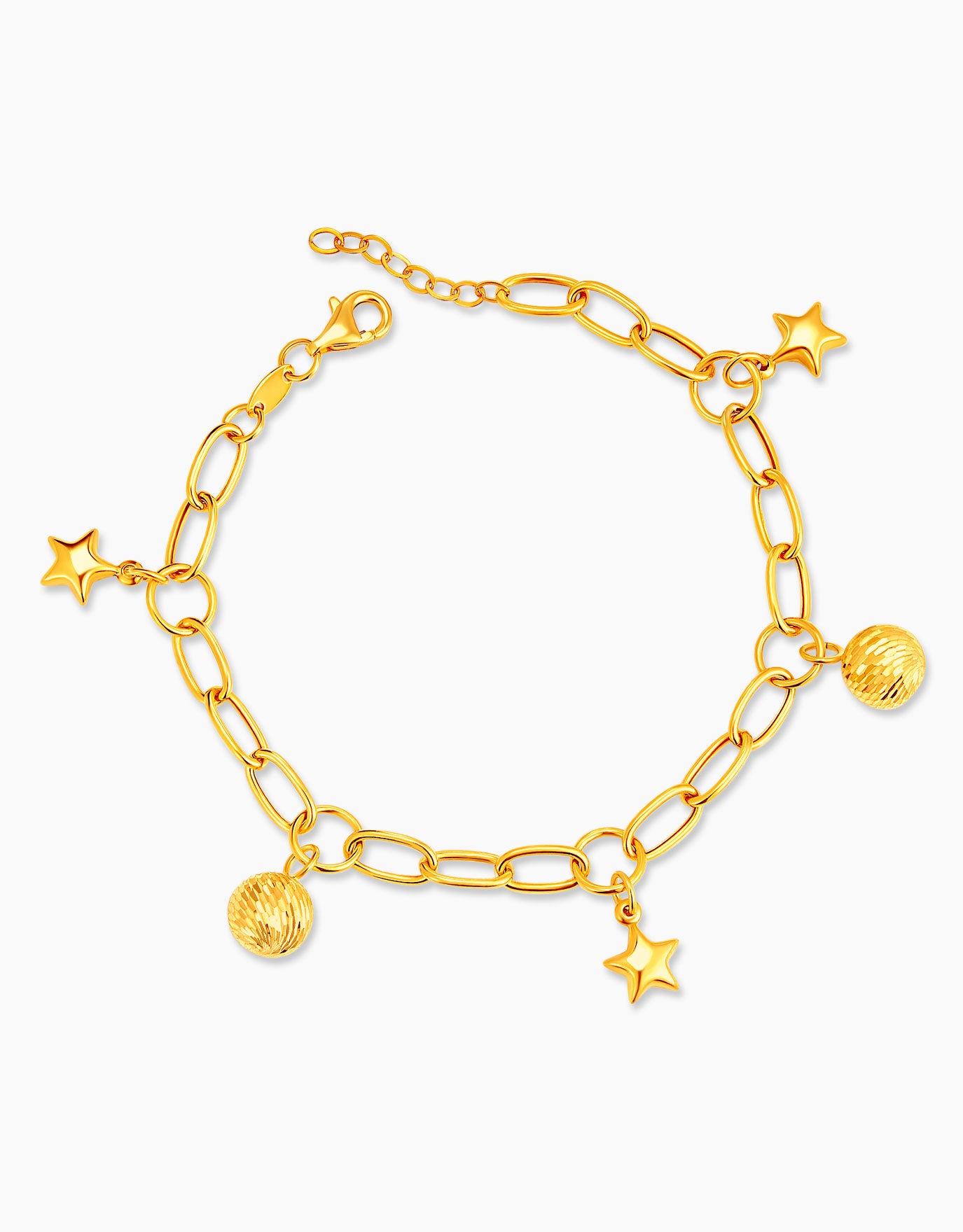 LVC MOD22 Stellar Spiral Gold Bracelet