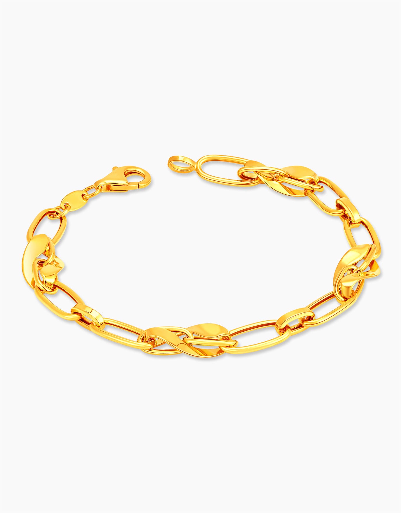 LVC MOD22 Twirl Loop Gold Bracelet