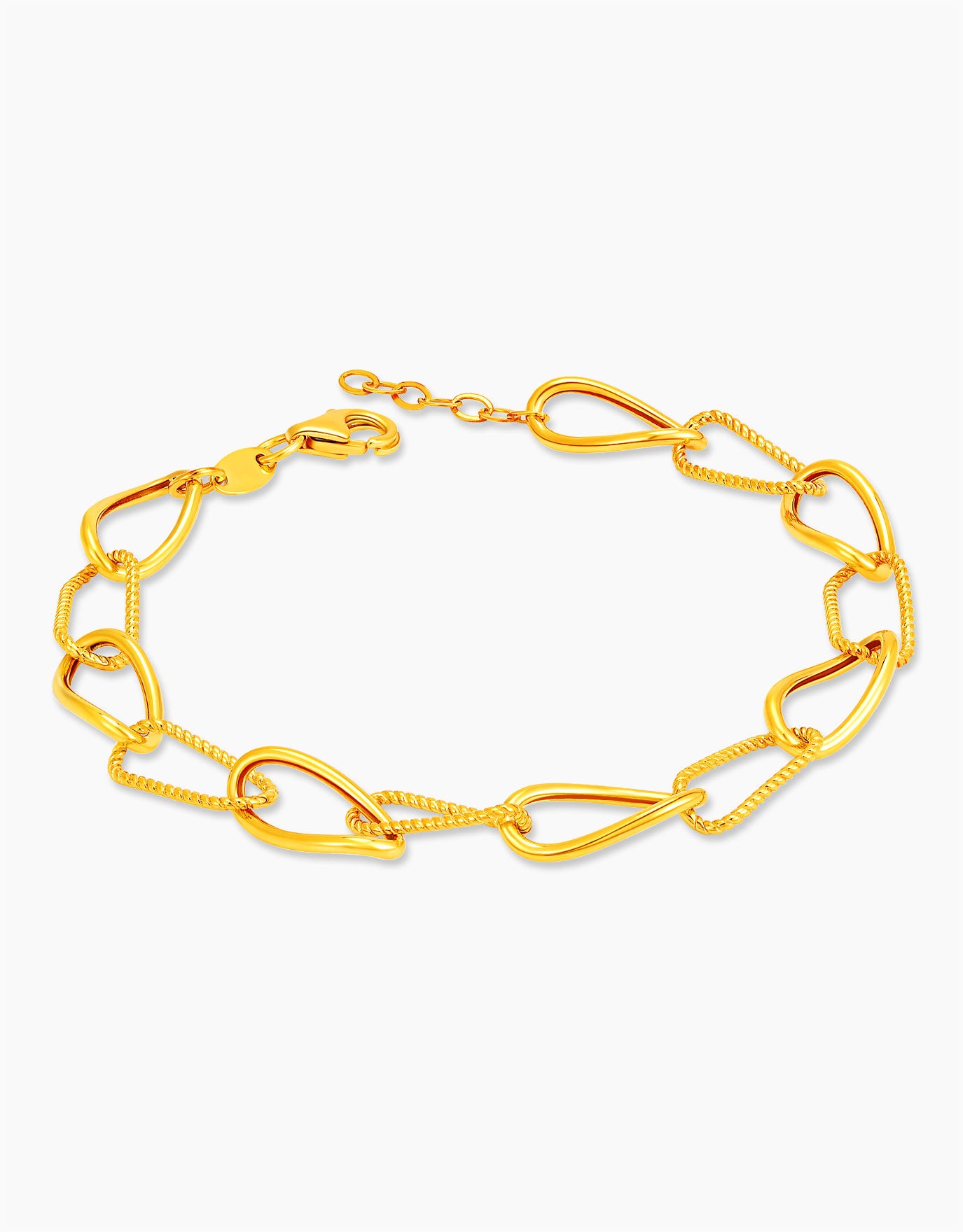 LVC MOD22 Virage Twist 10K Gold Bracelet