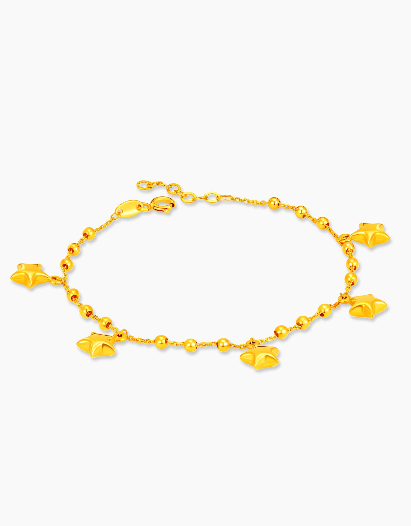 LVC MOD22 Star Cascade Gold Bracelet