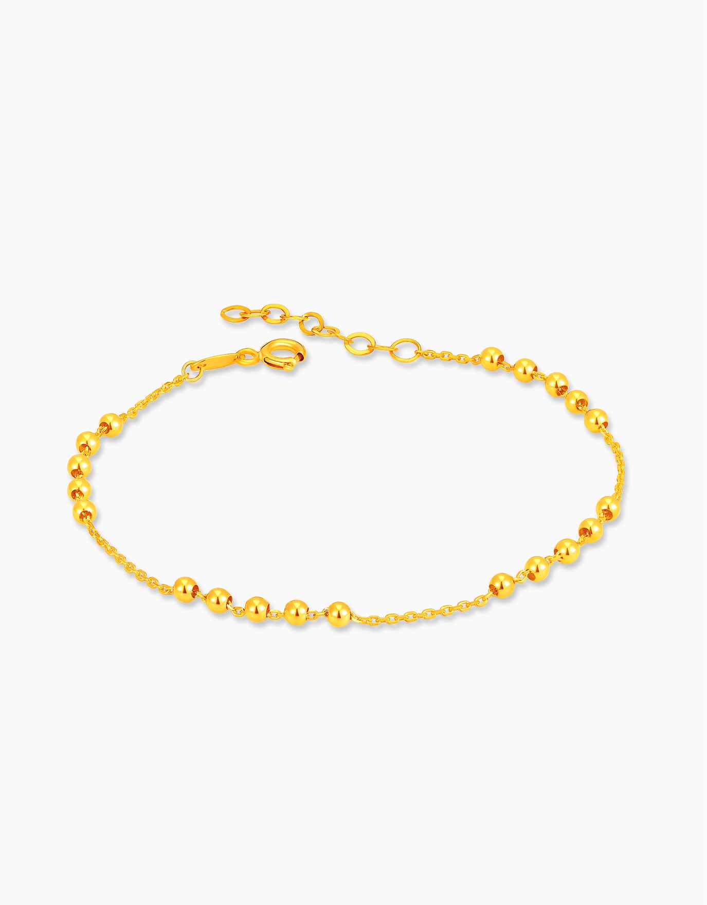 LVC MOD22 Beaded Interlude Gold Bracelet