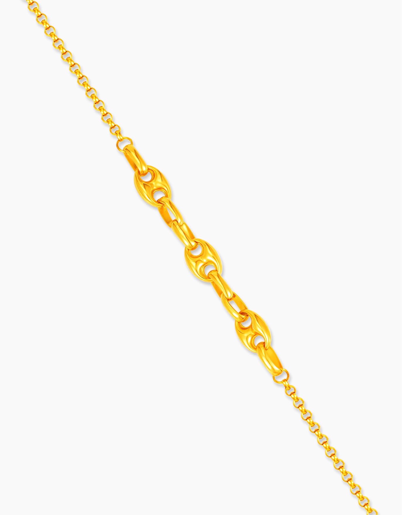 LVC MOD22 Marine Rolo Gold Bracelet