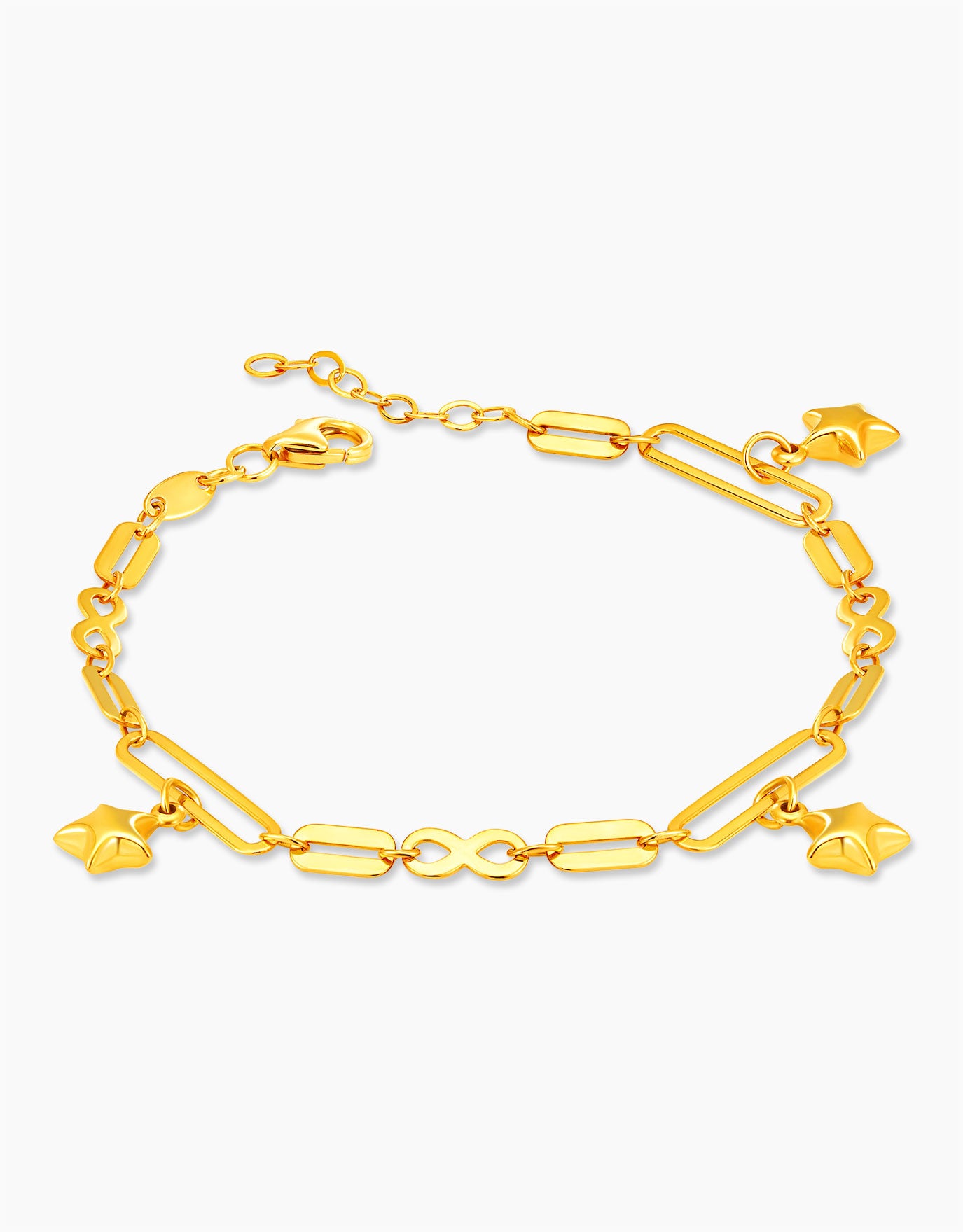 LVC MOD22 Infinite Stars 10K Gold Bracelet