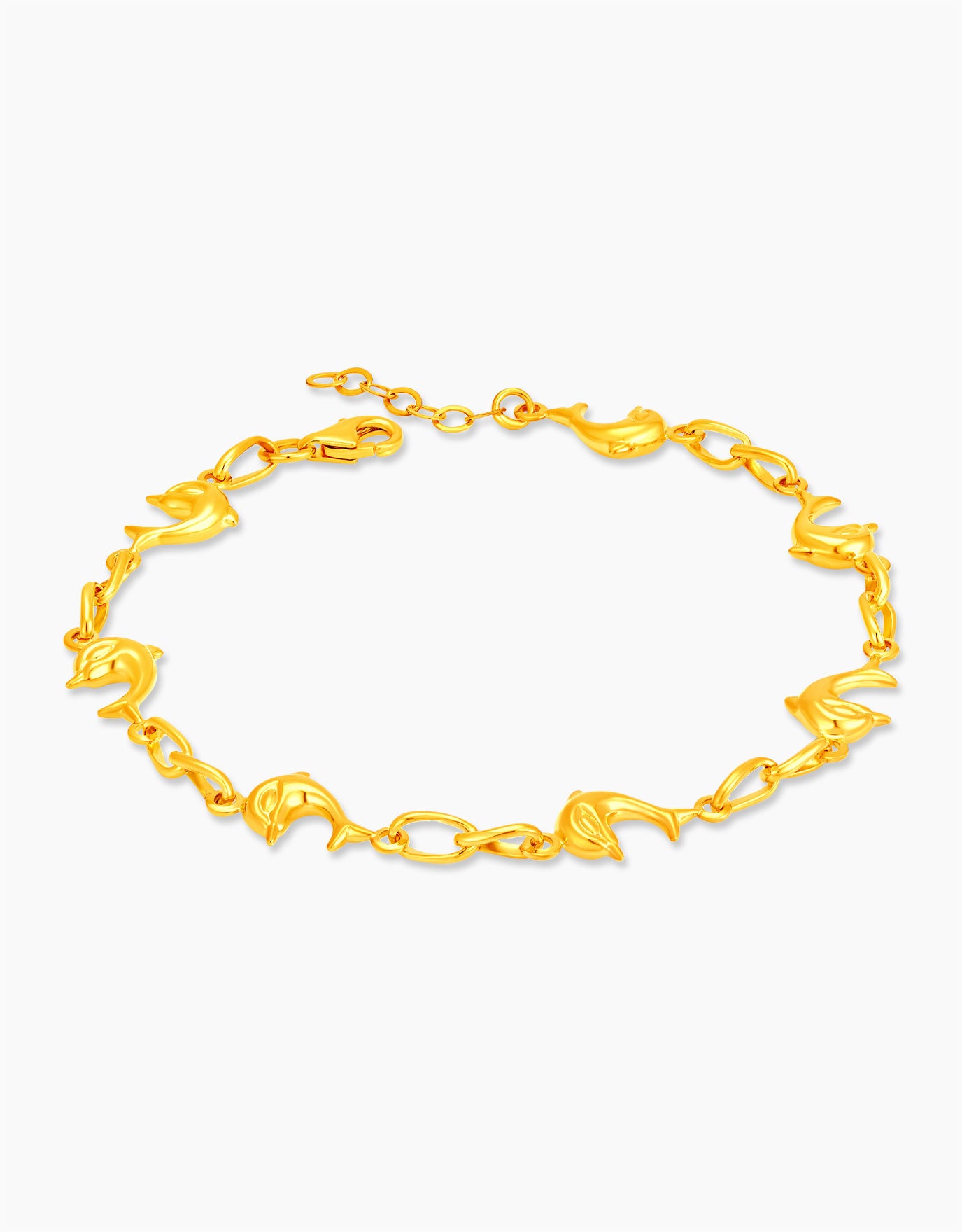 LVC MOD22 Dolphin Dance 10K Gold Bracelet