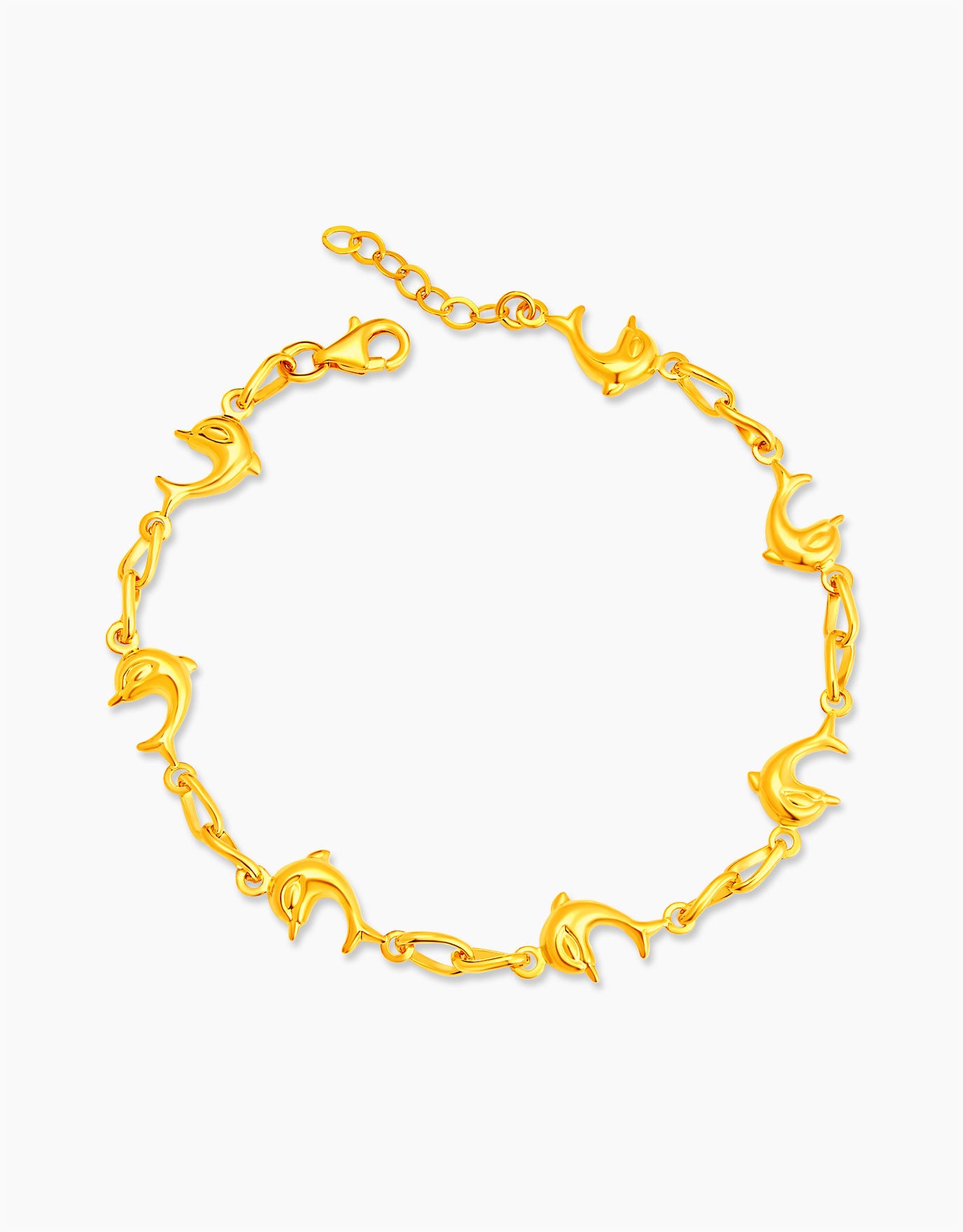 LVC MOD22 Dolphin Dance Gold Bracelet