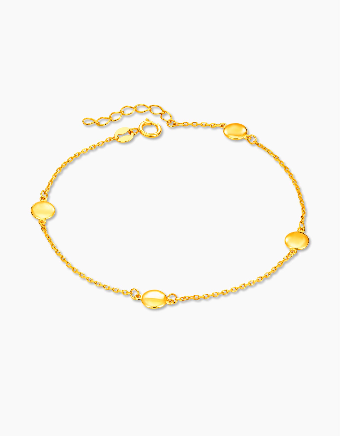 LVC MOD22 Skipping Stones Gold Bracelet