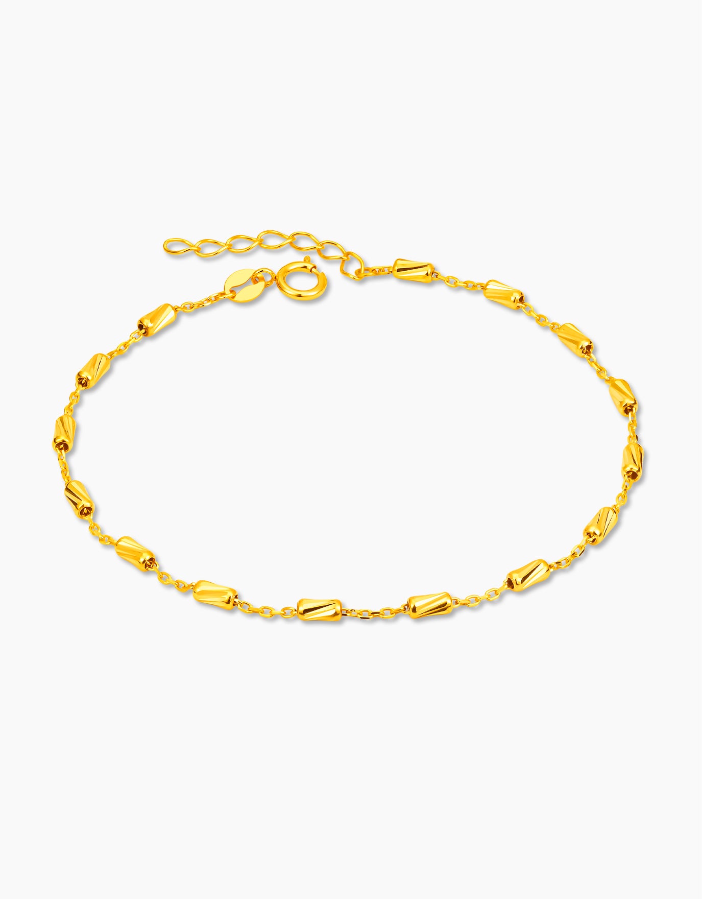 LVC MOD22 Minimalistic Whirl Gold Bracelet