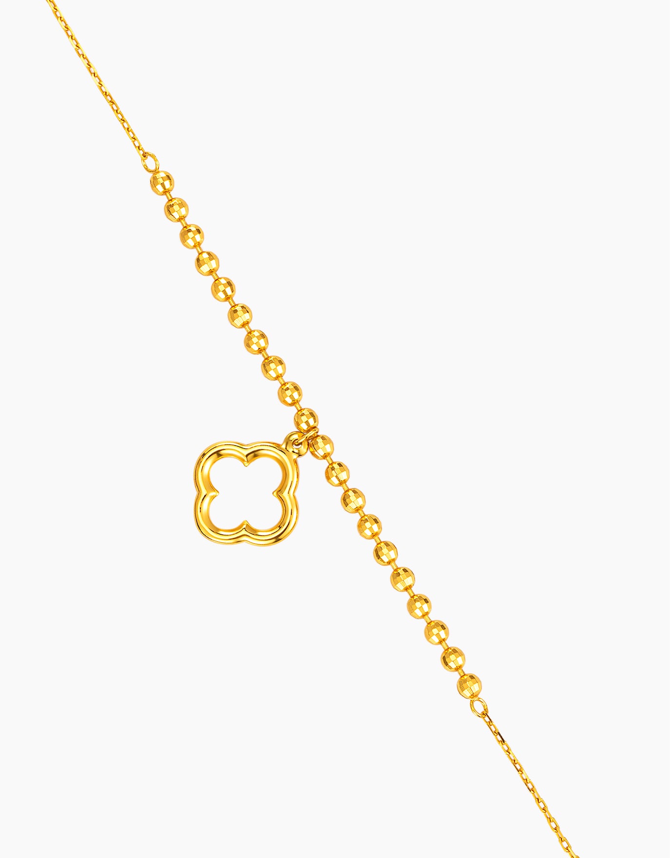 LVC MOD22 Dazzling Clover Gold Bracelet