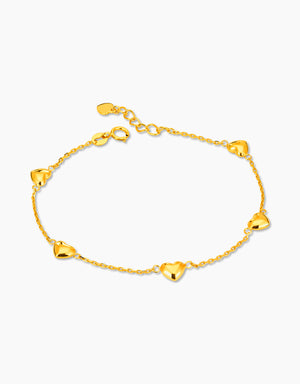 LVC MOD22 Heart Glow Gold Bracelet