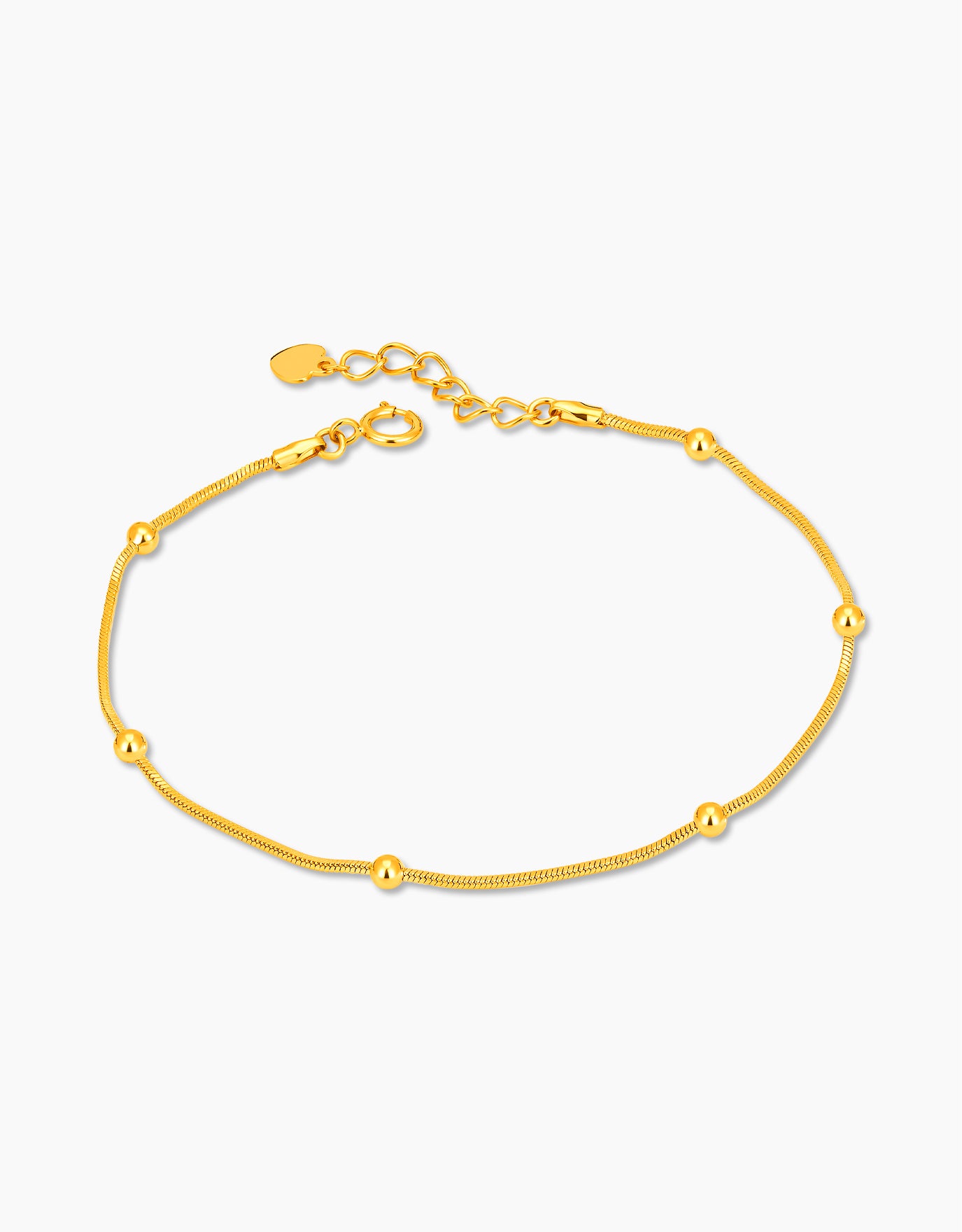 LVC MOD22 Sleek Bead Gold Bracelet