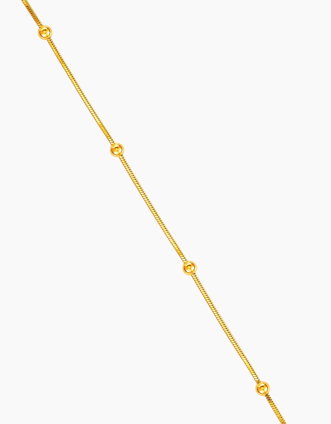 LVC MOD22 Sleek Bead Gold Bracelet