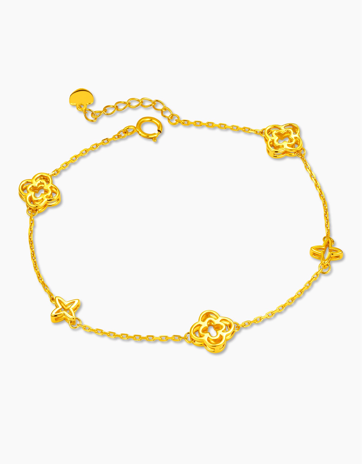 LVC MOD22 Clover Star Harmony Gold Bracelet