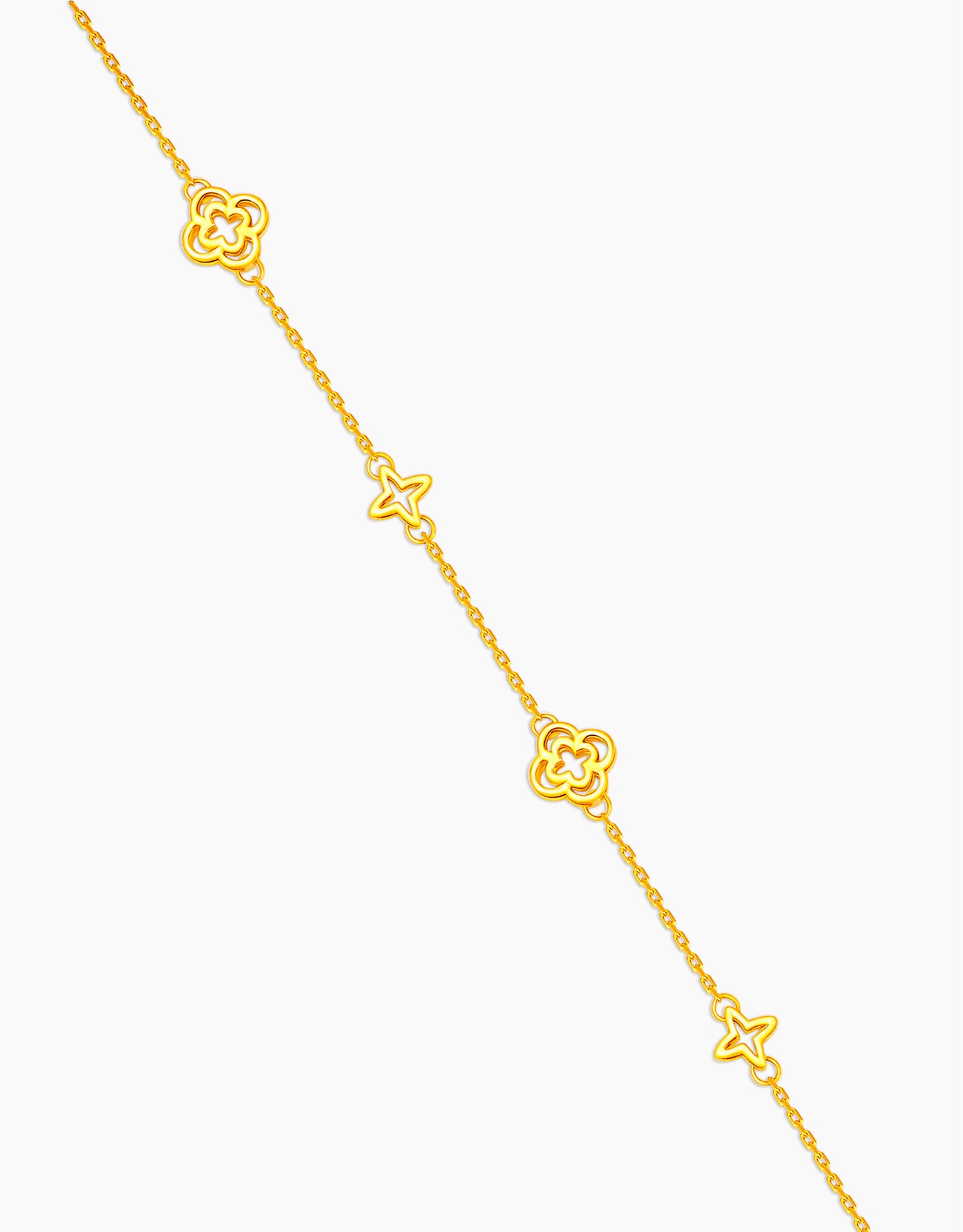 LVC MOD22 Clover Star Harmony Gold Bracelet
