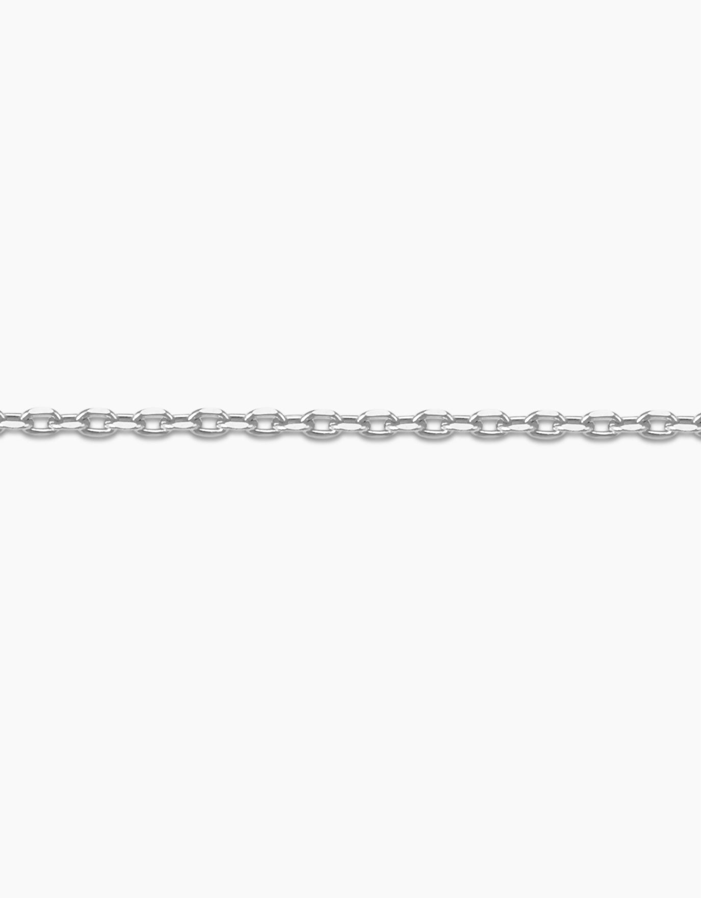 LVC 10K White Gold Cable Chain