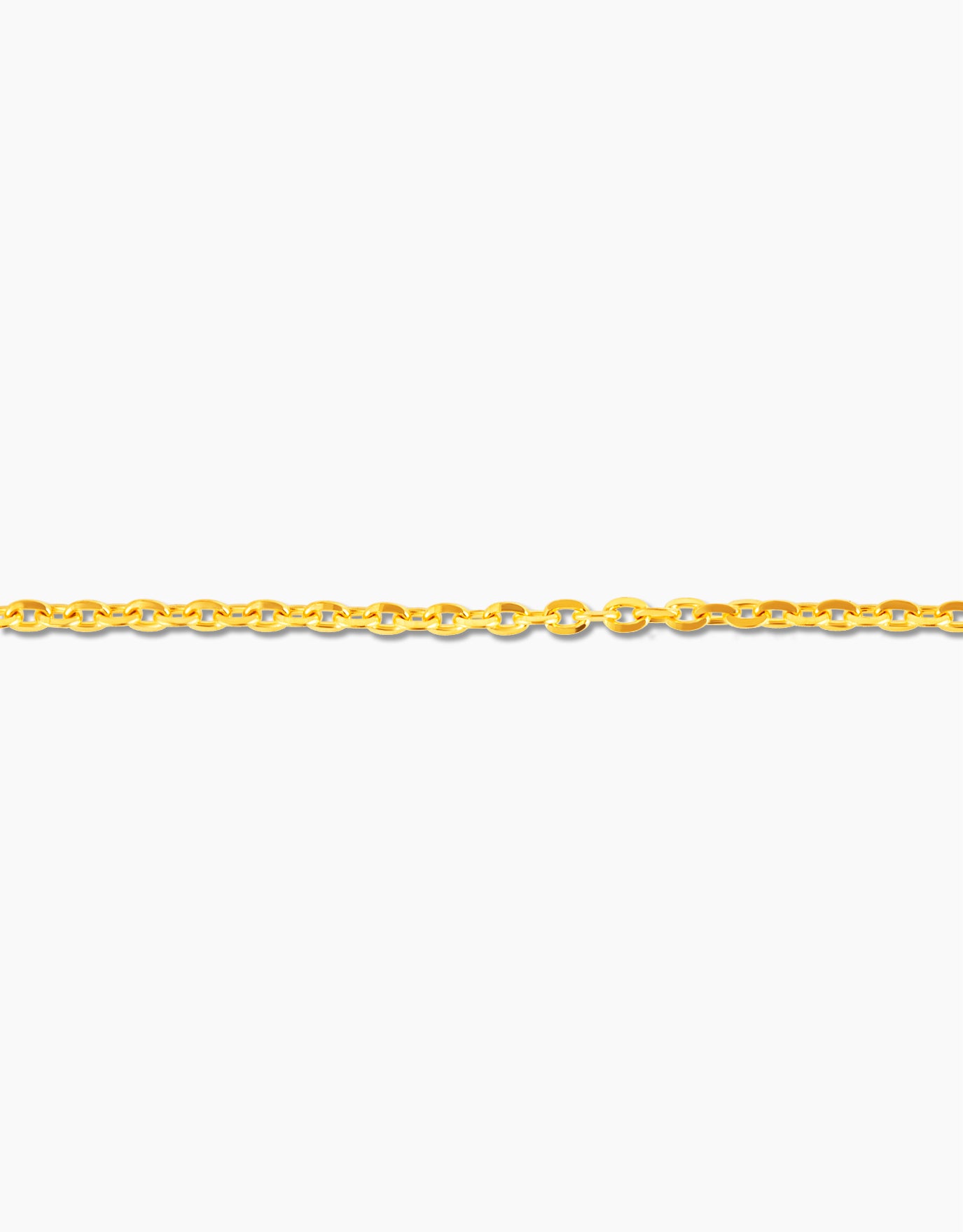 LVC 10K Yellow Gold Oval Cable Chain