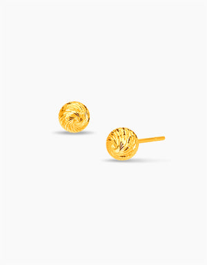 LVC MOD22 Acclaro Ball Gold Earrings