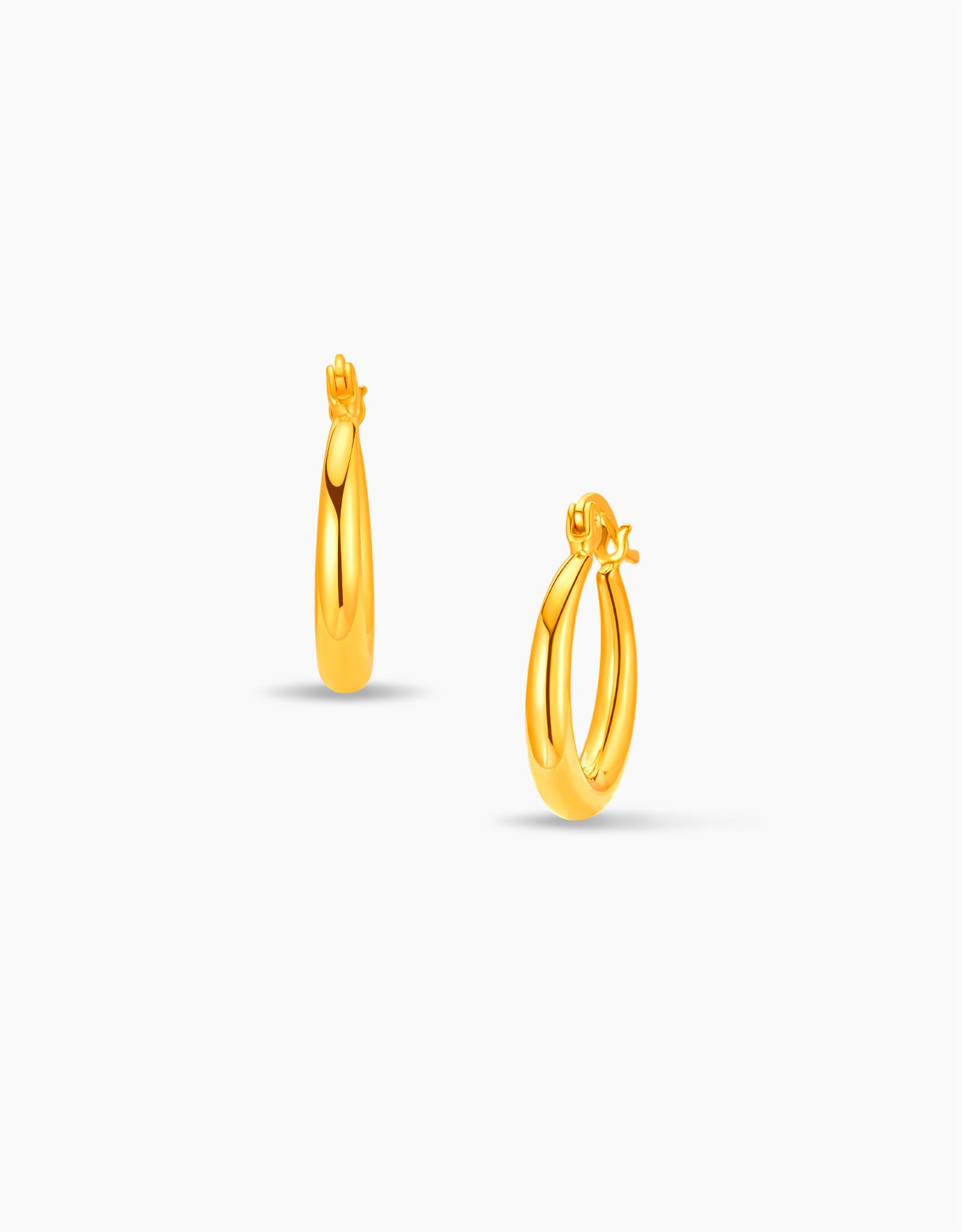 LVC MOD22 Reine Gold Hoop Earrings