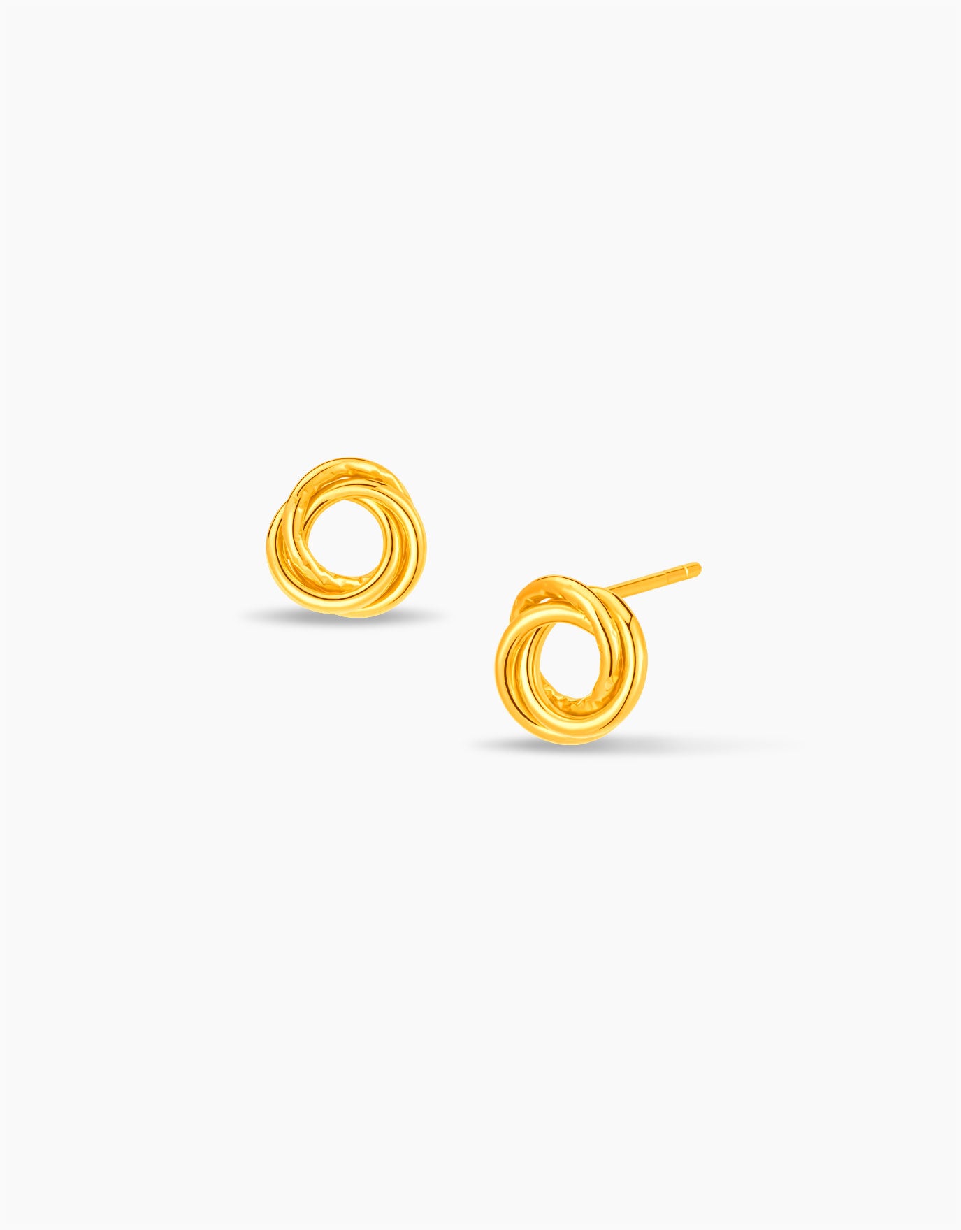 LVC MOD22 Relier Circle Gold Earrings