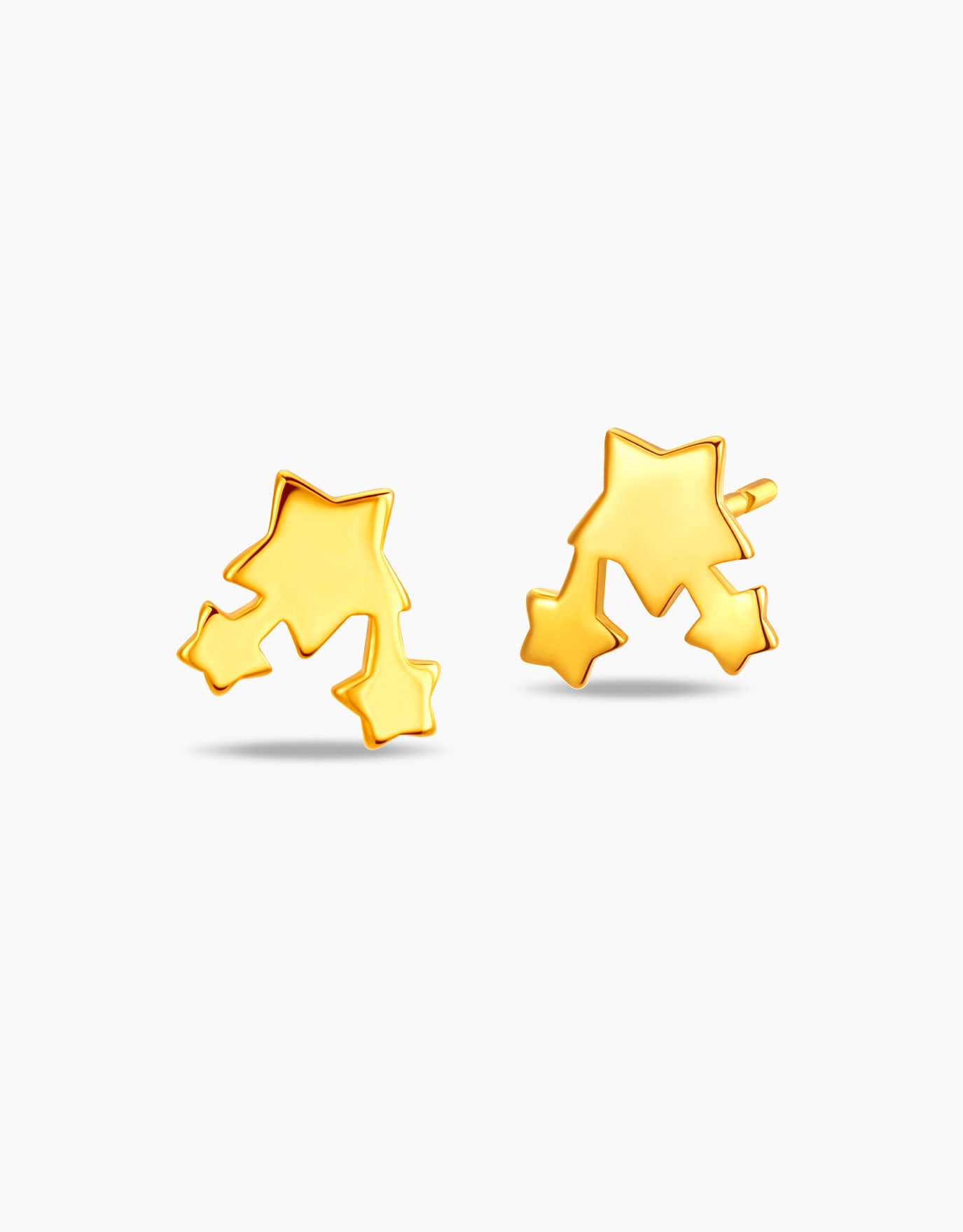 LVC MOD22 Stellar Stars Gold Earrings