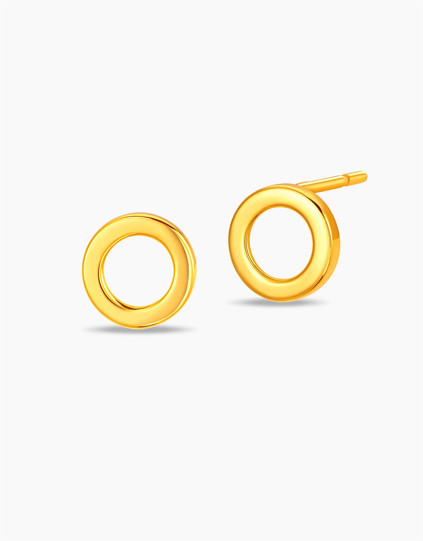 LVC MOD22 Endless Circle Gold Earrings